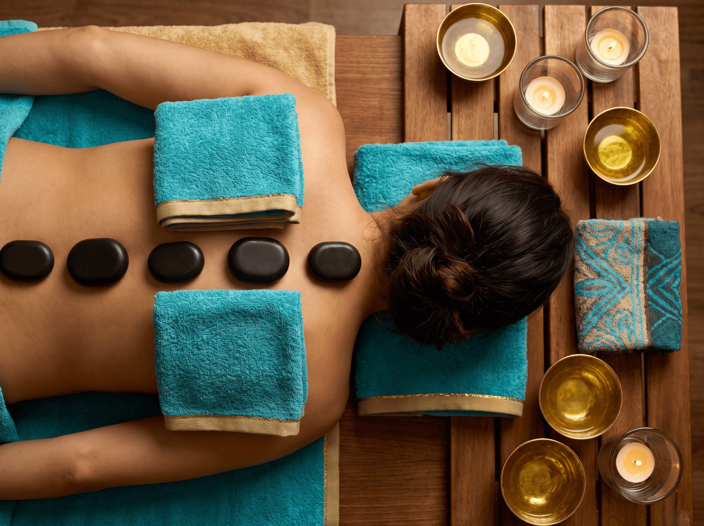 Terapia de piedras calientes
